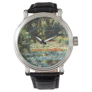 Reloj De Pulsera Puente sobre el estanque acuático de Claude Monet
