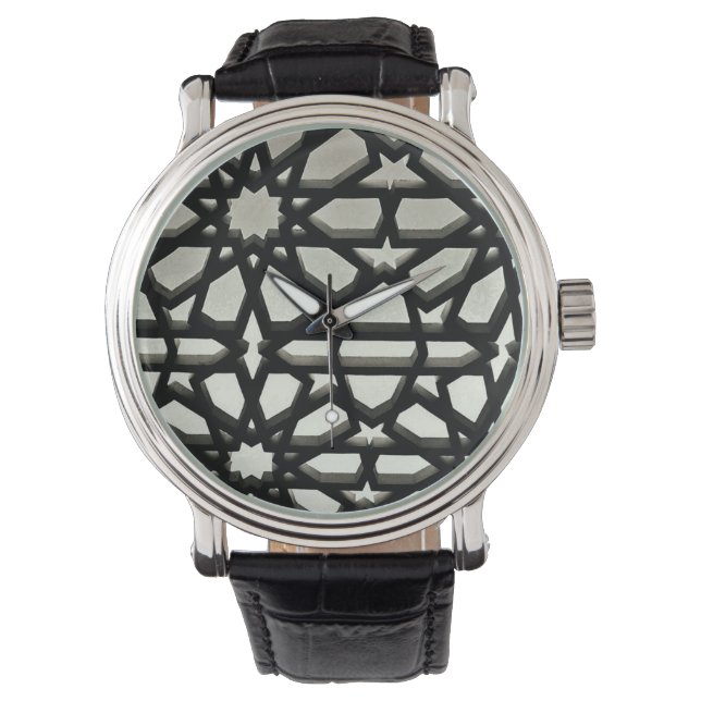 Reloj De Pulsera Puerta de hierro negro (Anverso)