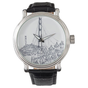 Reloj De Pulsera Puerta Dorada