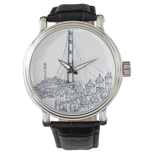 Reloj De Pulsera Puerta Dorada (Anverso)