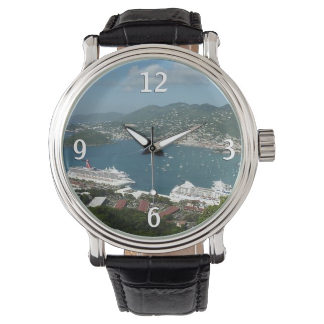 Reloj De Pulsera Puerto de St. Thomas Islas Vírgenes Estadounidense (Anverso)