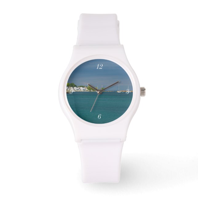 Reloj De Pulsera Puerto Isla Mackinac (Anverso)