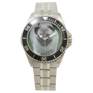 Reloj De Pulsera Pug Adorable
