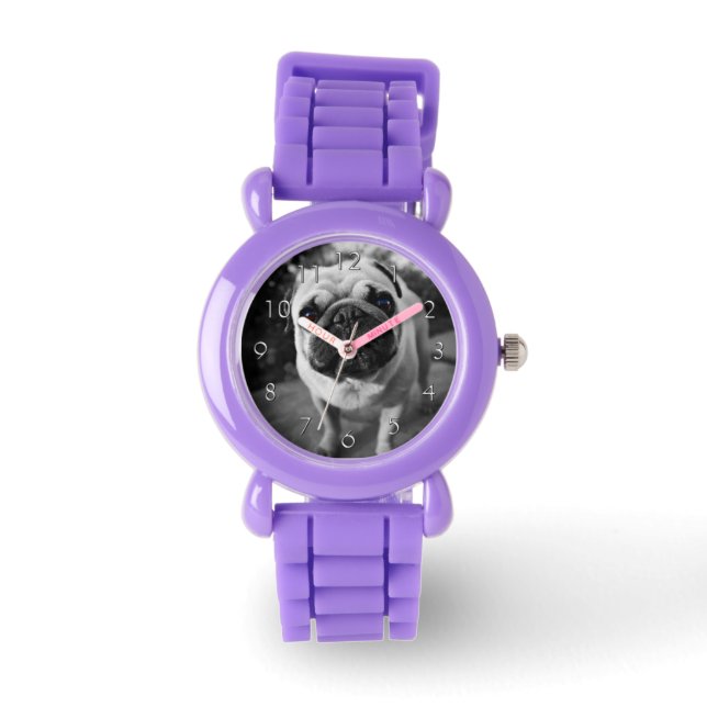 Reloj De Pulsera Pug guapo (Anverso)