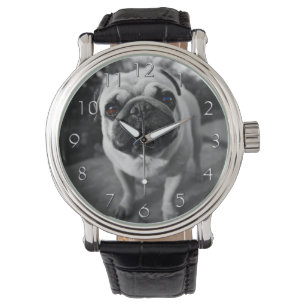 Reloj De Pulsera Pug guapo