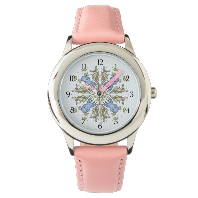 Reloj De Pulsera Púlpito Kawaii Calmante Calidoscopio - Sueños Oceá (Anverso)