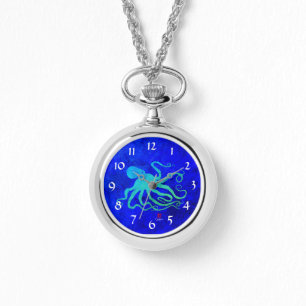 Reloj De Pulsera Pulpo 6 - El abrigo de las mujeres alrededor del