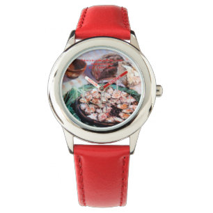 Reloj De Pulsera Pulpo a la gallega/Polbo á feira/Galician octopus