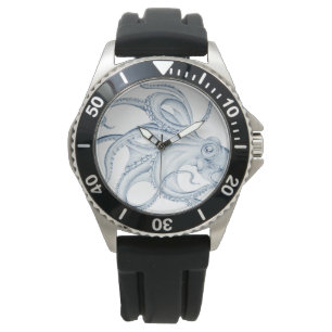 Reloj De Pulsera Pulpo azul Cephalopod Tinta Kraken