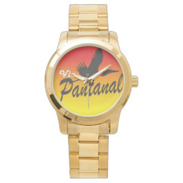 Reloj De Pulsera Pulseira de relógio Unisex Grande Dourada