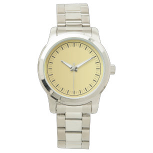 Reloj De Pulsera Pulsera de plata elegante contemporánea