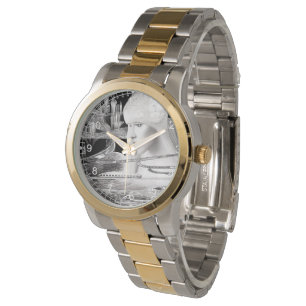 Reloj De Pulsera Pulsera futura del Dos-Tono de Nina