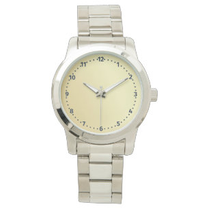 Reloj De Pulsera Pulsera Monogramada Unisex de plata sobredimension
