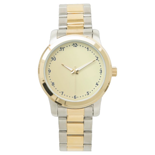 Reloj De Pulsera Pulsera Monogramada Unisex sobredimensionada de do (Anverso)