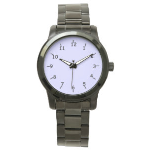 Reloj De Pulsera Pulsera negra sobredimensionada
