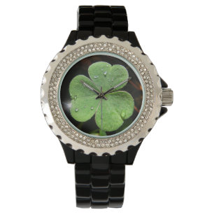 Reloj De Pulsera Pulsera reloj brillante trébol