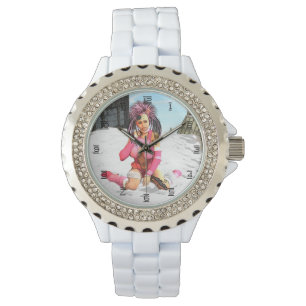 Reloj De Pulsera Punk de nieve de Sci Fi