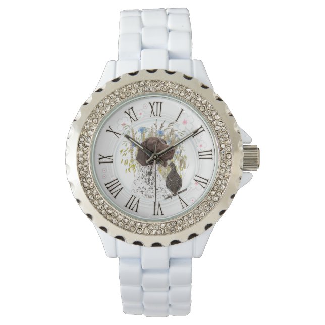 Reloj De Pulsera Punteros alemanes de pelo corto (GSP)   (Anverso)