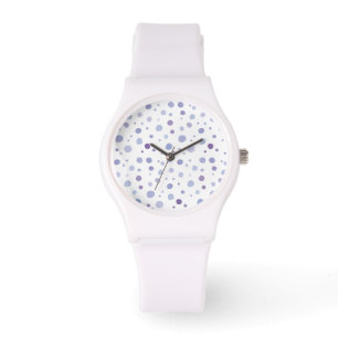 Reloj De Pulsera puntos de polka pintados a mano
