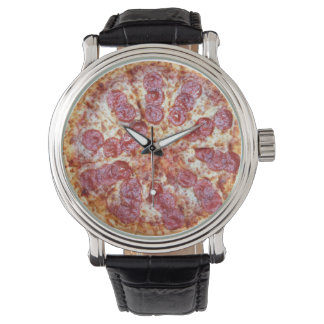 Reloj De Pulsera Puntuación de tiempo de pizza