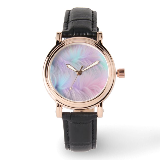 Reloj De Pulsera Puro arcoiris pastel (Anverso)