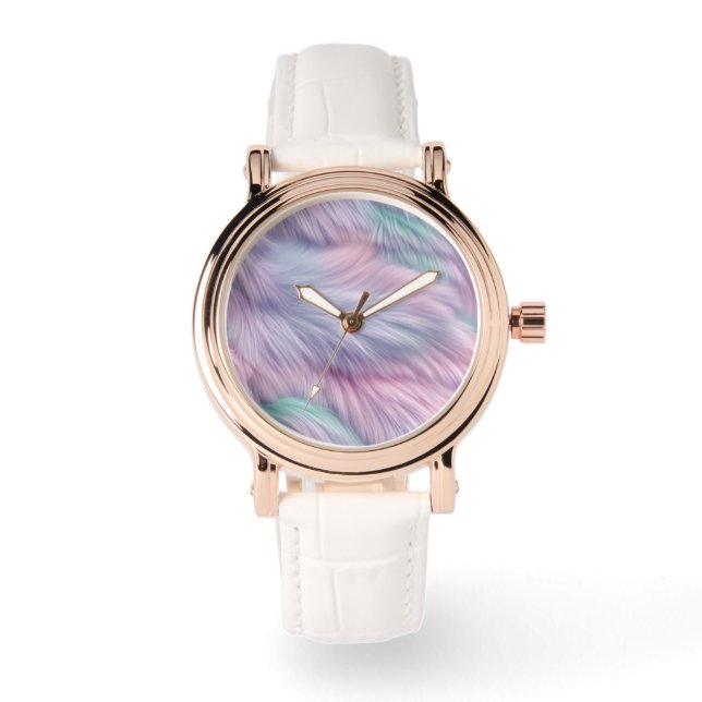Reloj De Pulsera Puro arcoiris pastel (Anverso)