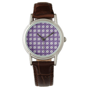 Reloj De Pulsera Purple Clover