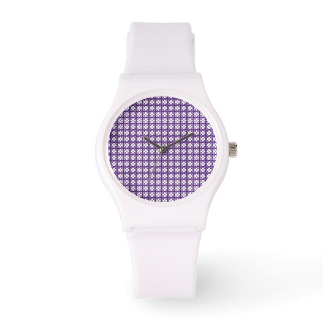 Reloj De Pulsera Purple Clover (Anverso)