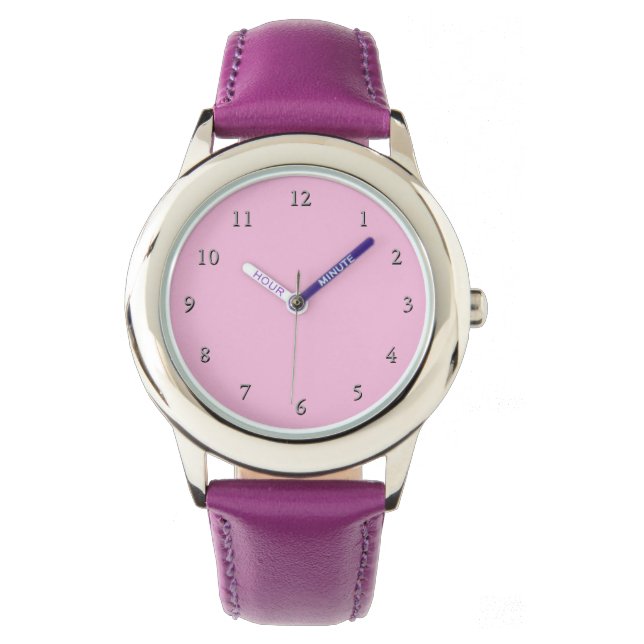 Reloj De Pulsera Purple Girly (Anverso)
