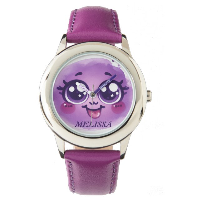RELOJ DE PULSERA PURPLE GRIMACE (Anverso)