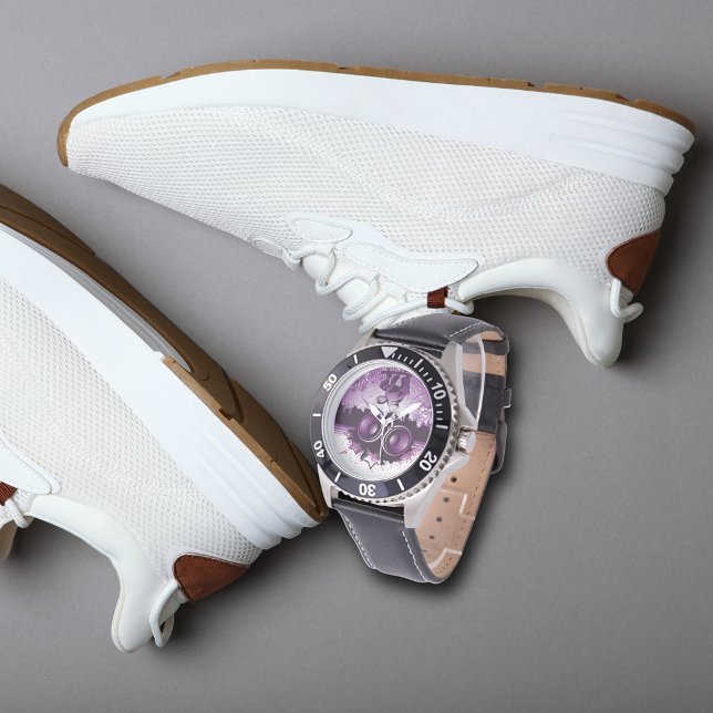Reloj De Pulsera Purple Music Skater Dude impermeable (Subido por el creador)