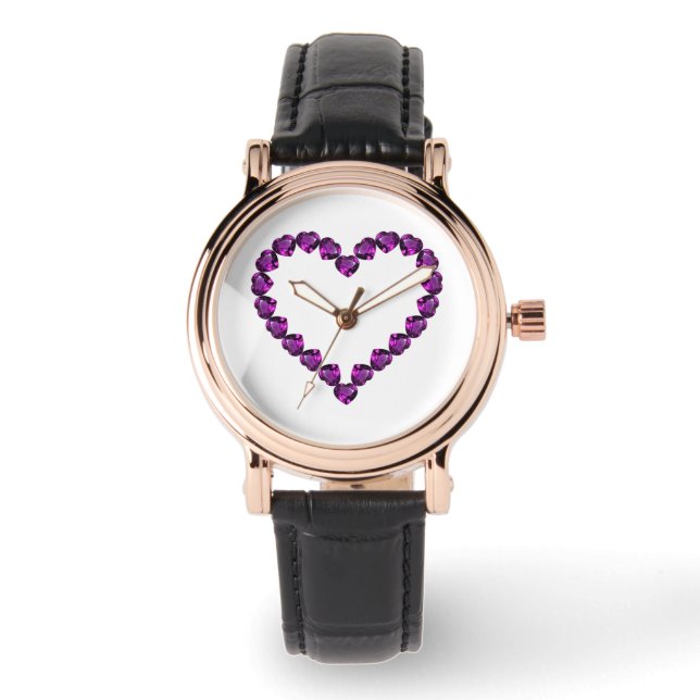 Reloj De Pulsera Púrpura (Anverso)
