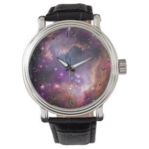 Reloj De Pulsera Púrpura del espacio ultraterrestre galáctico