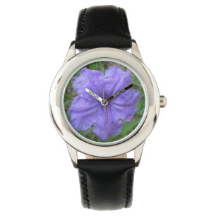 Reloj De Pulsera Púrpura mexicana de la petunia
