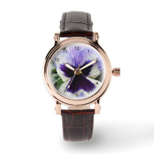 Reloj De Pulsera púrpura profundo sobre la marsopa blanca