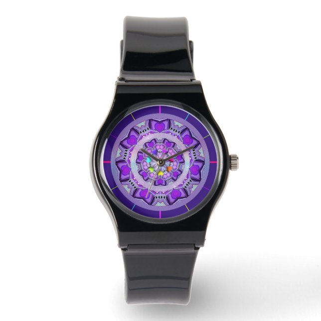 Reloj De Pulsera Púrpura W2 (Anverso)