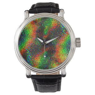 Reloj De Pulsera Purpurina brillante olográfico brillante de las