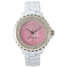 Reloj De Pulsera Purpurina de goteo personalizado
