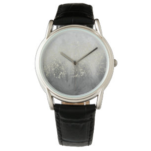 Reloj De Pulsera Purpurina Swirl