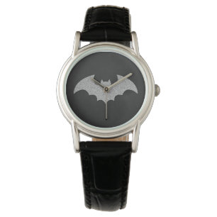 Reloj De Pulsera Purpurinoso Bat Halloween