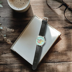 Reloj De Pulsera Python albino blanco amarillo