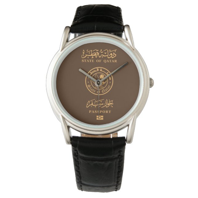 Reloj De Pulsera Qatar passport wristwatch (Anverso)