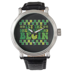Reloj De Pulsera Que Comiencen Las Travesuras Irlandesas Retro Groo