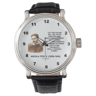 Reloj De Pulsera Que El Futuro Diga La Verdad Nikola Tesla