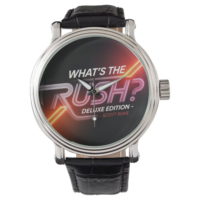 Reloj De Pulsera ¿Qué es The Rush? Portada de Deluxe Edition (Anverso)