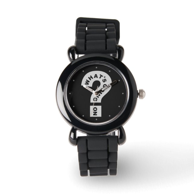 Reloj De Pulsera ¿Qué está pasando? (Anverso)