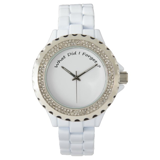 Reloj De Pulsera ¿Qué Olvidé? (Anverso)