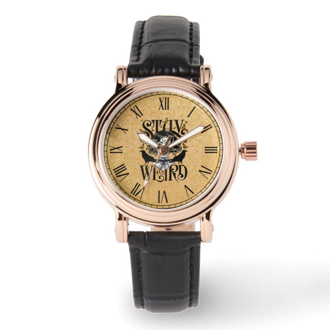 Reloj De Pulsera Quédate Raro (Anverso)