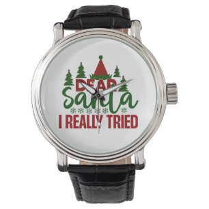 Reloj De Pulsera Querido Santa – Navidad Divertida