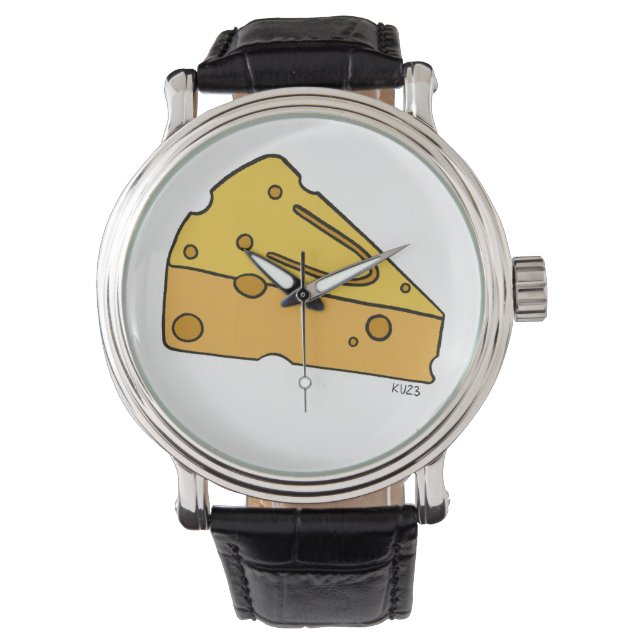Reloj De Pulsera Queso Cute Cheesin ' (Anverso)